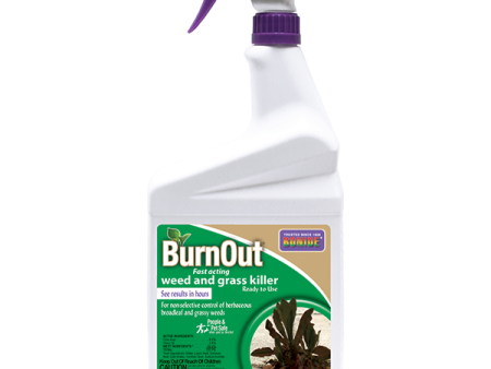 BURNOUT WEED & GRASS KILLER READY-TO-USE 1 QT For Discount