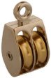 Campbell 1  Pulley, Double Sheave, Rigid Eye Hot on Sale