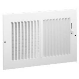 12 x 6-Inch 2-Way White Ceiling or Sidewall Diffuser Online now