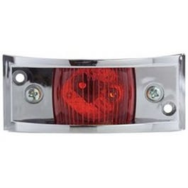 Armored Marker Light, Metal Housing, Red Supply