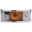 Armored Marker Light, Metal Housing, Amber Hot on Sale