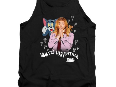 TOM AND JERRY MOVIE : WHAT IS HAPPENING ADULT TANK Black MD on Sale