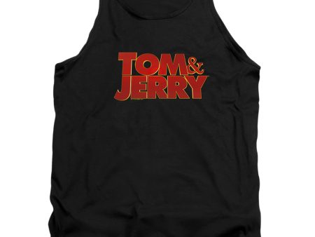 TOM AND JERRY MOVIE : MOVIE LOGO ADULT TANK Black XL on Sale