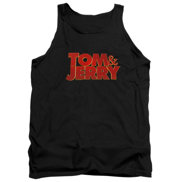 TOM AND JERRY MOVIE : MOVIE LOGO ADULT TANK Black XL on Sale