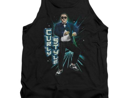 THREE STOOGES : CURLY STYLE ADULT TANK BLACK XL Discount