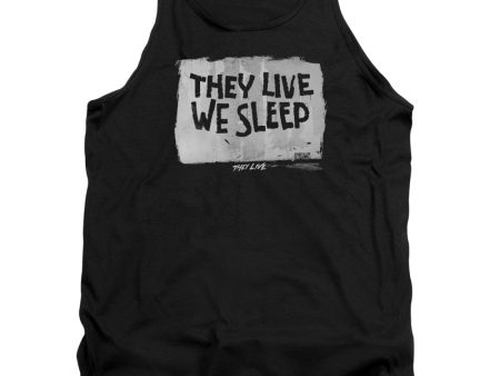 THEY LIVE : WE SLEEP ADULT TANK Black MD Cheap