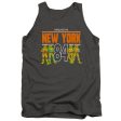 TEENAGE MUTANT NINJA TURTLES : TMNT NYC ADULT TANK Charcoal XL Discount