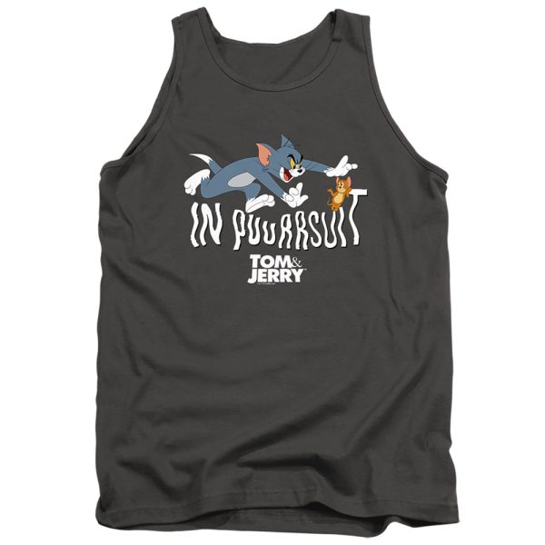 TOM AND JERRY MOVIE : IN PURSUIT ADULT TANK Charcoal XL Sale