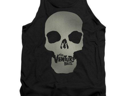 THE VENTURE BROS : SKULL LOGO ADULT TANK Black LG Sale