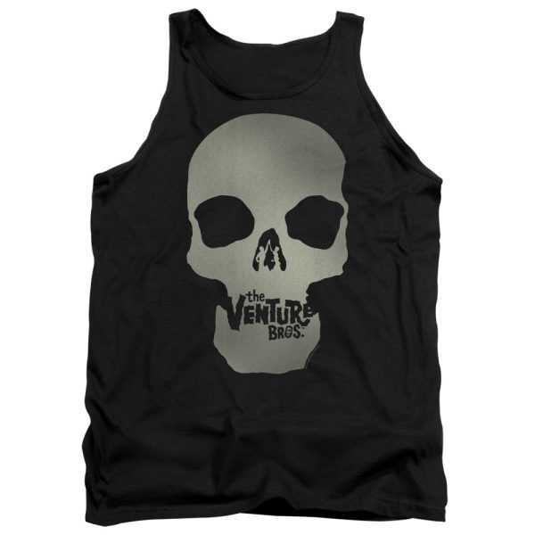 THE VENTURE BROS : SKULL LOGO ADULT TANK Black LG Sale