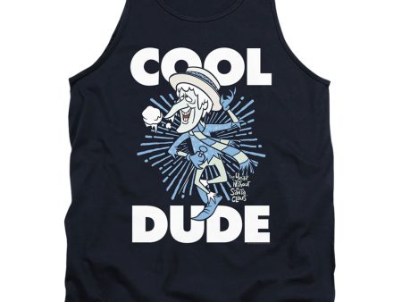 THE YEAR WITHOUT A SANTA CLAUS : COOL DUDE ADULT TANK Navy MD For Discount