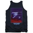 TOP GUN : CLOUDS ADULT TANK Navy XL on Sale