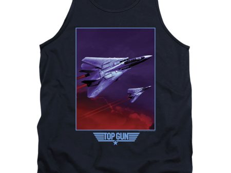 TOP GUN : CLOUDS ADULT TANK Navy XL on Sale