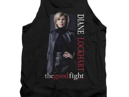 THE GOOD FIGHT : DIANE ADULT TANK Black LG For Discount