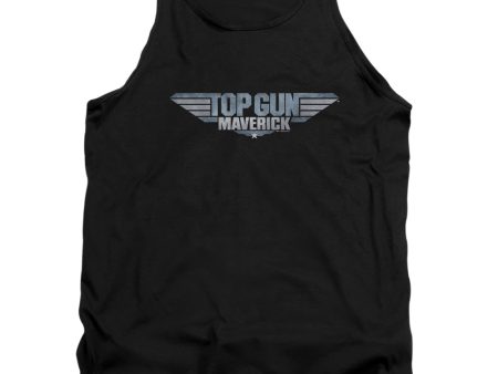 TOP GUN : MAVERICK : MAVERICK LOGO ADULT TANK Black 2X Cheap