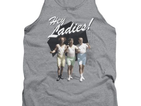 THREE STOOGES : HEY LADIES ADULT TANK Athletic Heather XL Supply