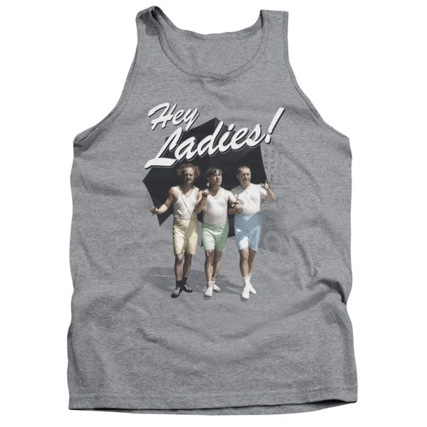 THREE STOOGES : HEY LADIES ADULT TANK Athletic Heather XL Supply