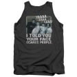 THREE STOOGES : SCARES PEOPLE ADULT TANK Charcoal XL Cheap