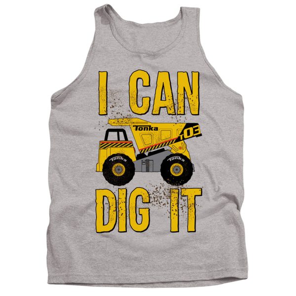 TONKA : PLAY DIRTY ADULT TANK Athletic Heather XL Hot on Sale