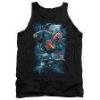 SUPERMAN : STORMY FLIGHT ADULT TANK Black 2X Sale