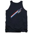 TOP GUN : STRIPES ADULT TANK Navy LG on Sale