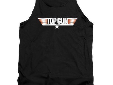 TOP GUN : LOGO ADULT TANK BLACK 2X Supply