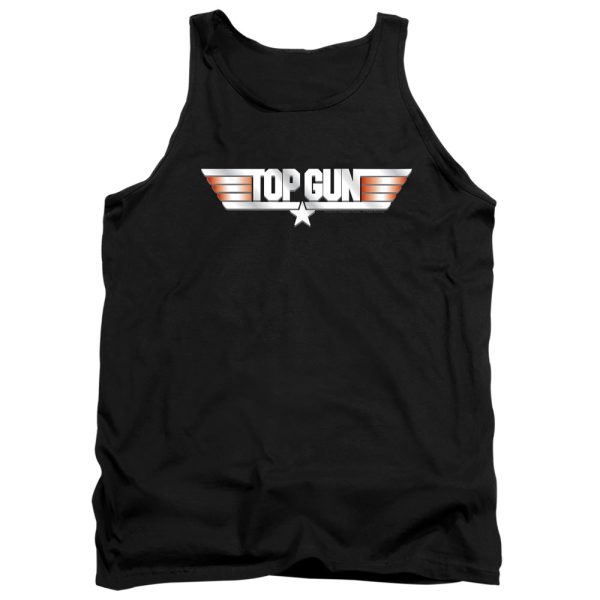 TOP GUN : LOGO ADULT TANK BLACK 2X Supply