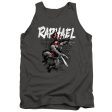 TEENAGE MUTANT NINJA TURTLES : TMNT RAPHAEL ADULT TANK Charcoal MD Fashion