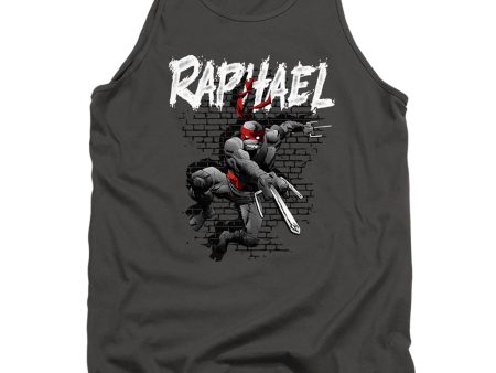 TEENAGE MUTANT NINJA TURTLES : TMNT RAPHAEL ADULT TANK Charcoal MD Fashion