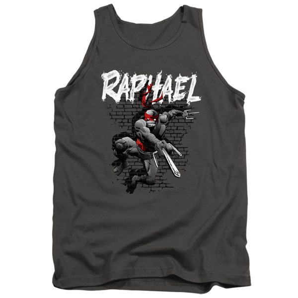 TEENAGE MUTANT NINJA TURTLES : TMNT RAPHAEL ADULT TANK Charcoal MD Fashion