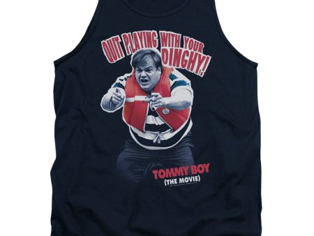 TOMMY BOY : DINGHY ADULT TANK NAVY LG on Sale