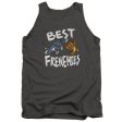 TOM AND JERRY MOVIE : BEST FRENEMIES ADULT TANK Charcoal 2X Online now