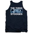 THREE STOOGES : THREE SQUARES ADULT TANK Navy MD Online