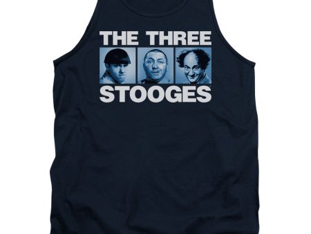 THREE STOOGES : THREE SQUARES ADULT TANK Navy MD Online