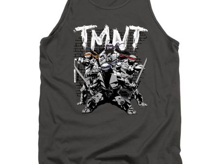 TEENAGE MUTANT NINJA TURTLES : TMNT TEAM ADULT TANK Charcoal MD Online Hot Sale