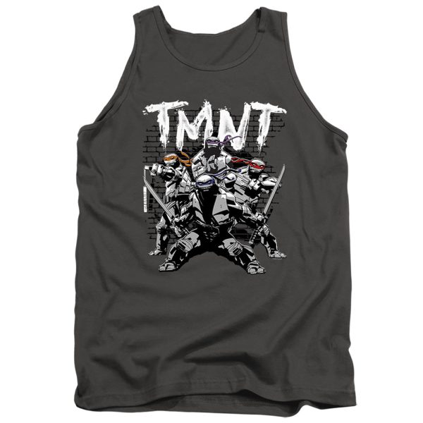 TEENAGE MUTANT NINJA TURTLES : TMNT TEAM ADULT TANK Charcoal MD Online Hot Sale