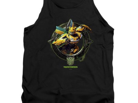 TRANSFORMERS : BUMBLEBEE CIRCLE FRAME ADULT TANK Black LG For Cheap