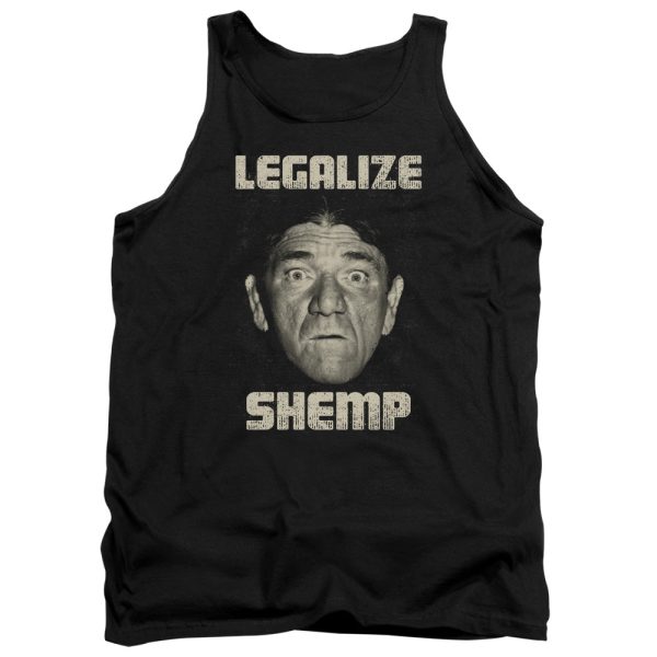 THREE STOOGES : LEGALIZE SHEMP ADULT TANK Black SM For Discount