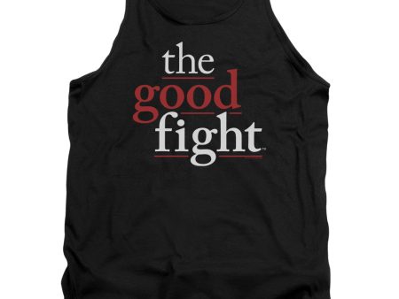 THE GOOD FIGHT : LOGO ADULT TANK Black MD Sale