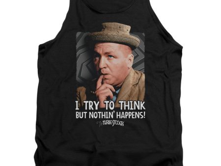 THREE STOOGES : TRY TO THINK ADULT TANK Black LG Cheap