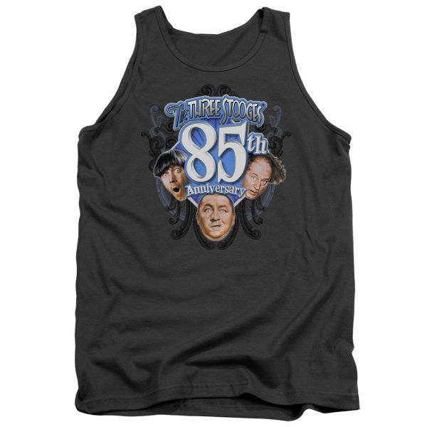 THREE STOOGES : 85TH ANNIVERSARY ADULT TANK CHARCOAL 2X Online Sale