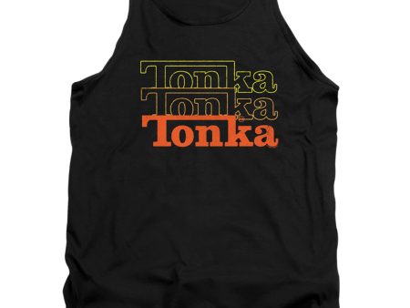 TONKA : FUZZED REPEAT ADULT TANK Black LG Hot on Sale