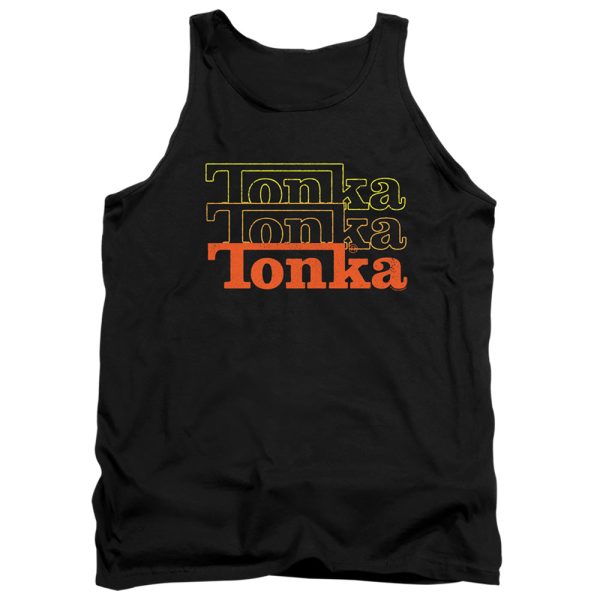 TONKA : FUZZED REPEAT ADULT TANK Black LG Hot on Sale