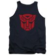 TRANSFORMERS : AUTOBOT LOGO ADULT TANK Navy MD Cheap