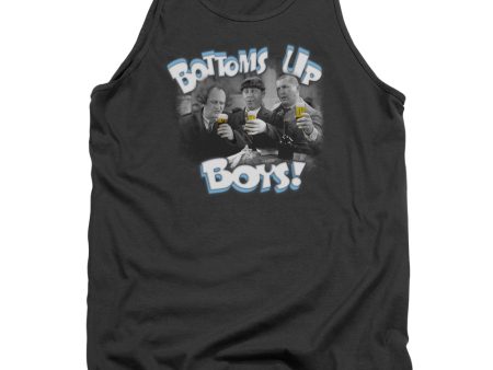 THREE STOOGES : BOTTOMS UPADULT TANK CHARCOAL MD For Cheap