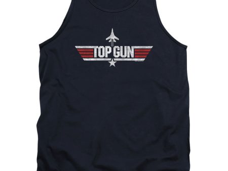 TOP GUN : LOGO NAVY ADULT TANK Navy 2X Online Hot Sale