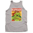 TEENAGE MUTANT NINJA TURTLES : TMNT RAPH ADULT TANK Athletic Heather MD For Sale