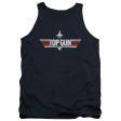 TOP GUN : LOGO NAVY ADULT TANK Navy SM For Discount