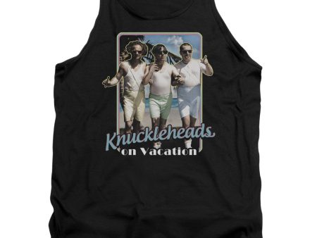 THREE STOOGES : KNUCKLESHEADS ON VACATION ADULT TANK BLACK MD For Sale