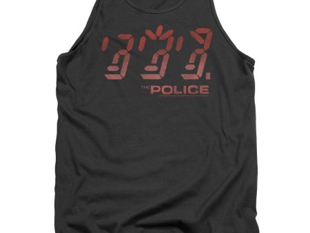 THE POLICE : GHOST IN THE MACHINE ADULT TANK Charcoal LG For Cheap